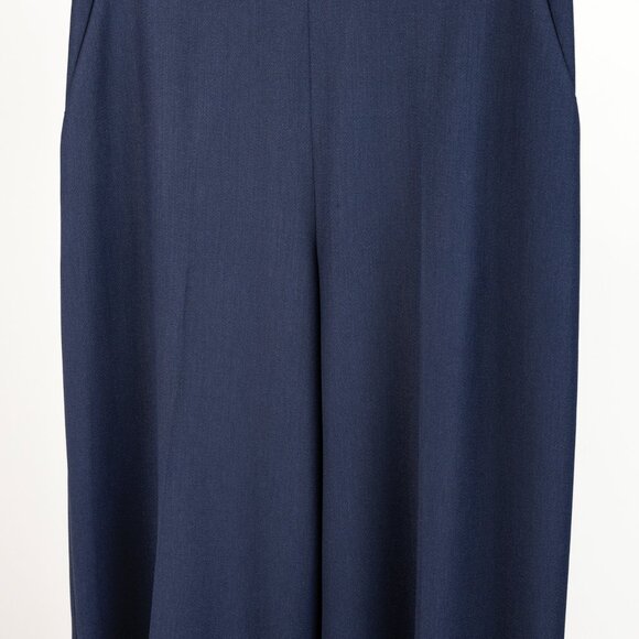 Oscar de la Renta Blue Wide Pant - Picture 3 of 9